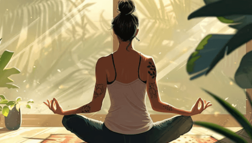 Yoga for stress relief and sleep quality