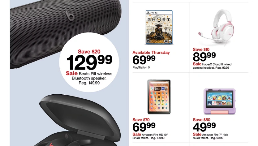 Target Gadgets Deal Roundup 2025 : Save Big on Beats, Fire Tablets, Gaming Gear & Printers
