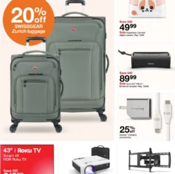 Weekend Getaway Essentials Spotted in the Target Flyer This Week: Luggage, Tech & Comfort Picks