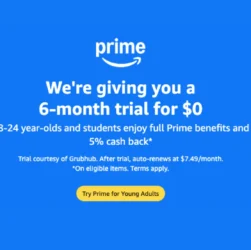 Prime for Young Adults - Get 50% Off Prime Stream, Shop, and Save More