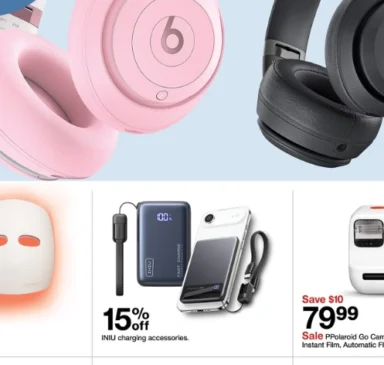 Best Tech Finds in the Target Store Weekly Ad Including Beats Solo 4 HP Printer and Polaroid Go Camera
