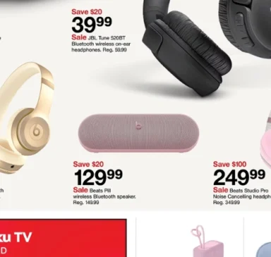 Best Audio and Streaming Deals During Target Circle Week Featuring JBL Charge 6 and Beats Studio Pro