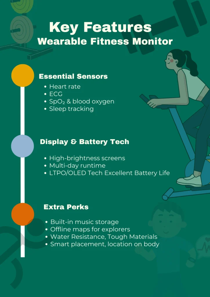 Key Features to Look For in a Wearable Fitness Monitor