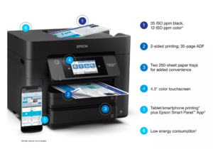 Epson WorkForce Pro WF 4830 Wireless All in One Printer