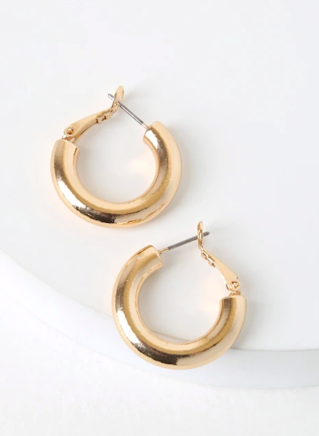 Tantalizing Gold Hoop Earrings