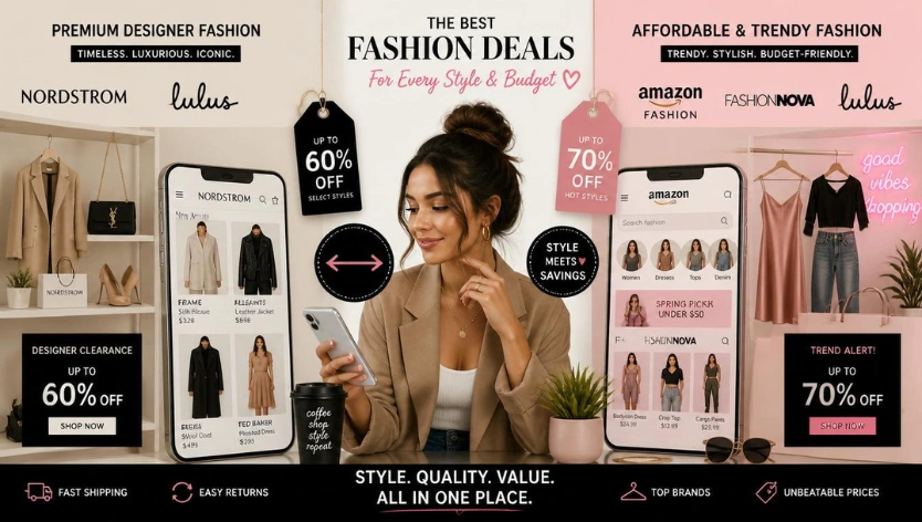 Best Fashion Deals & Online Clothing Discounts: 15 Fashion Sale Websites Worth Shopping in 2026