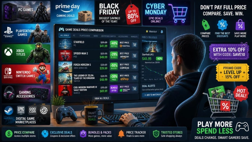 Best Gaming Deals 2026: The Biggest Video Game Discounts on PC, PS5, Xbox, and Nintendo Switch