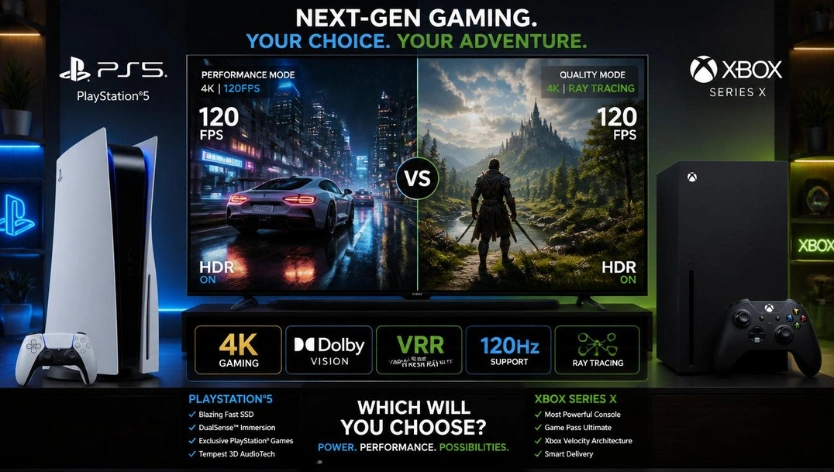 Best Gaming Consoles for 4K TVs in 2026: PS5, Xbox Series X, Switch 2 and the Top Picks Compared