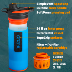 Grayl GeoPress Water Purifier Bottle Grayl GeoPress Water Purifier Bottle